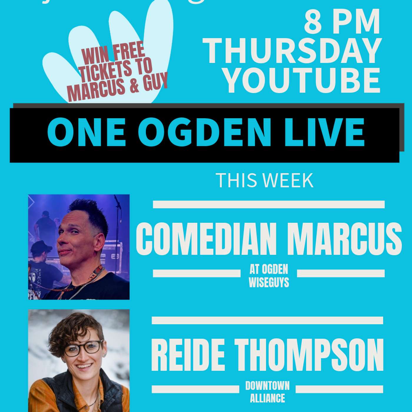 One Ogden Live October 9 2025 | Comedian Marcus, Reide Thompson, Lost Texan BBQ