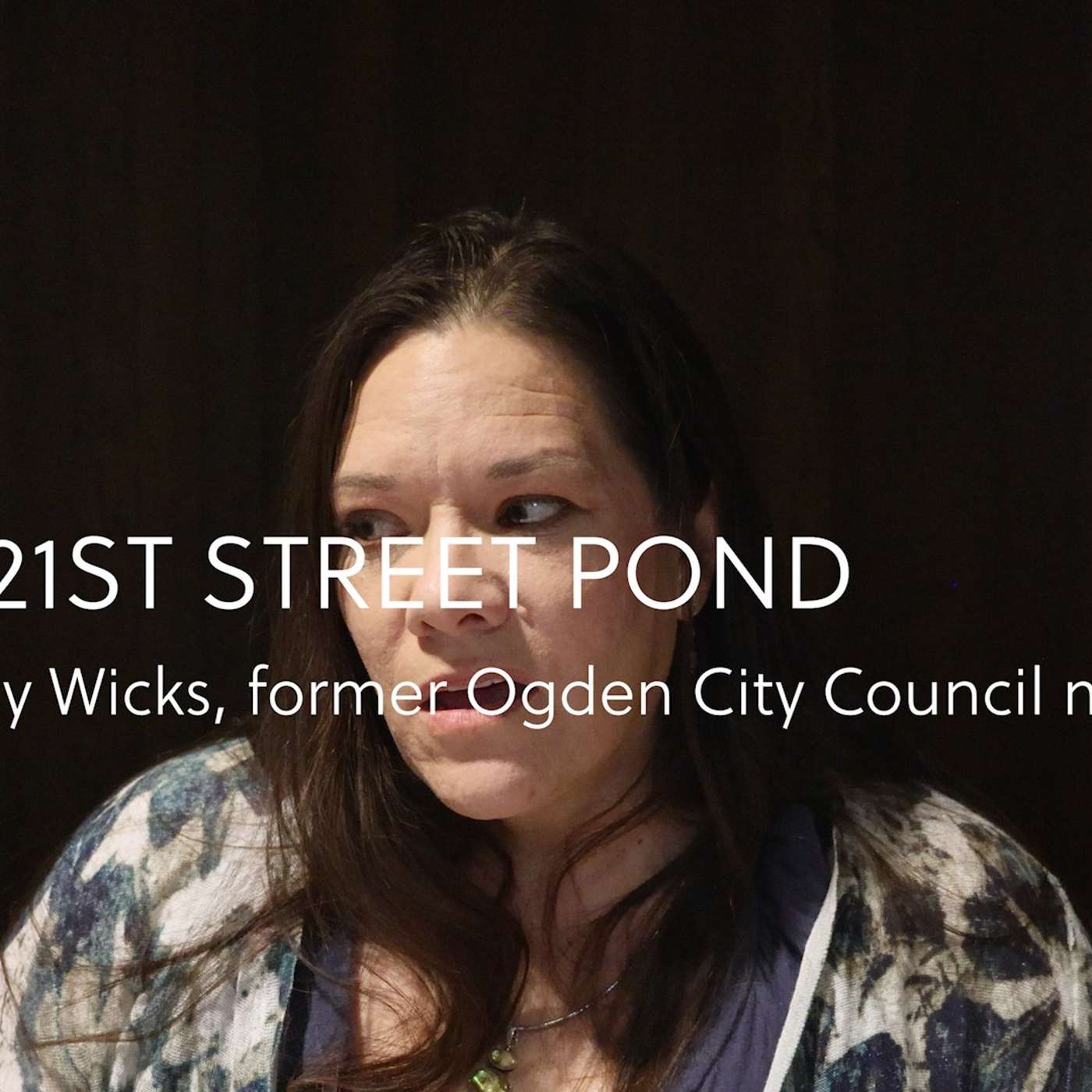 Amy Wicks on the 21st Street Pond